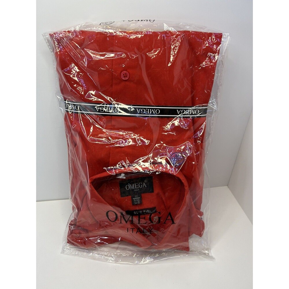 Mens Omega Italy Slim Fit  size Med Long Sleeve